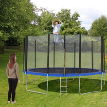 Load image into Gallery viewer, 15&#39; Trampoline with Enclosure Net Spring Pad &amp; Ladder
