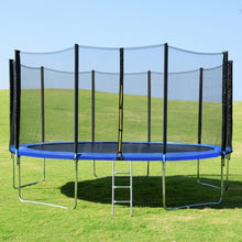 Load image into Gallery viewer, 15&#39; Trampoline Combo Bounce Jump Safety Enclosure Net with Ladder
