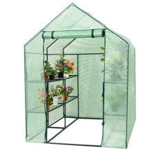 Load image into Gallery viewer, 8 shelves Mini Walk In Greenhouse Outdoor Gardening Plant Green House
