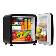 Load image into Gallery viewer, 1.6 Cubic Feet Compact Refrigerator with Reversible Door-Black
