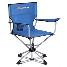 Load image into Gallery viewer, 360� Free Rotation Collapsible Portable Swivel Camping Chair
