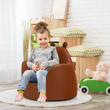 Load image into Gallery viewer, Kids Cartoon Sofa Seat Toddler Children Armchair Couch-Brown
