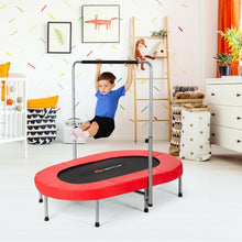 Load image into Gallery viewer, Foldable Double Mini Kids Fitness Rebounder Trampoline-Red
