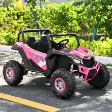 Load image into Gallery viewer, 12 V Electric Kids Ride-On Car 2-Seater SUV Off-Road UTV with Remote-Pink
