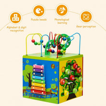 Load image into Gallery viewer, 5-in-1 Wooden Activity Cube Toy
