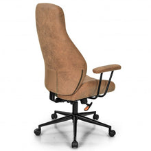 Load image into Gallery viewer, High Back Ergonomic Office Chair with Suede Fabric-Brown
