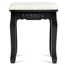 Load image into Gallery viewer, Vanity Stool Makeup Bench Dressing Stool-Black
