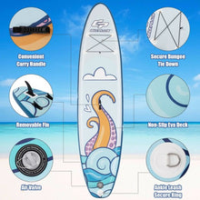 Load image into Gallery viewer, 10.5 ft Inflatable Stand Up Paddle Board Surfboard with Aluminum Paddle Pump-10.5 ft
