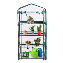 Load image into Gallery viewer, Outdoor Portable Mini 4 Shelves Greenhouse
