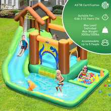 Load image into Gallery viewer, Inflatable Waterslide Bounce House Climbing Wall without Blower
