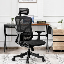 Load image into Gallery viewer, Ergonomic High Back Mesh Adjustable Swivel Office Chair-Black
