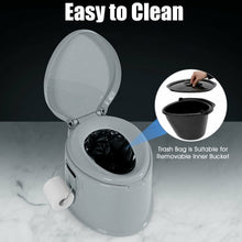 Load image into Gallery viewer, Portable Travel Toilet with Paper Holder for Indoor Outdoor
