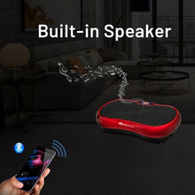 Load image into Gallery viewer, 3D Vibration Plate Fitness Machine with Remote Control Bluetooth Loop-Red
