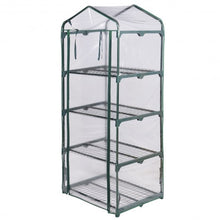 Load image into Gallery viewer, Outdoor Portable Mini 4 Shelves Greenhouse
