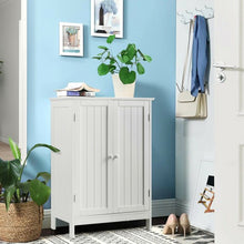 Load image into Gallery viewer, Bathroom Floor Storage Double Door Cupboard Cabinet
