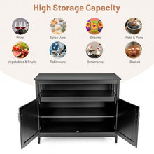 Load image into Gallery viewer, Modern Wooden Kitchen Storage Cabinet -Black
