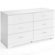 Load image into Gallery viewer, 6-Drawer Freestanding Storage Cabinet with Metal Handles
