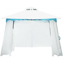 Load image into Gallery viewer, 2-Tier 10&#39; x 10&#39; Patio Gazebo Canopy Tent w/ Side Walls
