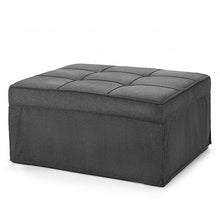 Load image into Gallery viewer, Sofa Bed 4 in 1 Multi-Function Convertible Sleeper Folding footstool-Gray
