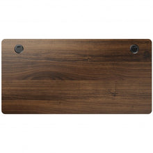 Load image into Gallery viewer, Universal Table Top for Office Relevance Desktop with 2 Cable Holes-Walnut
