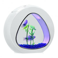 Load image into Gallery viewer, 1Gallon Fish Aquarium Tank with Filter Air Pump-White
