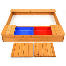 Load image into Gallery viewer, Kids Outdoor Playset Backyard Cedar Sandbox
