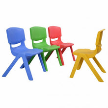 Load image into Gallery viewer, 4-pack Colorful Stackable Plastic Children Chairs
