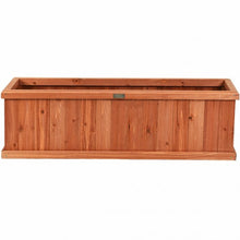 Load image into Gallery viewer, 3&#39; x 3&quot; Wooden Decorative Planter Box for Garden Yard and Window
