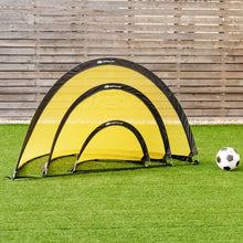 Load image into Gallery viewer, 6&#39; 4&#39; 2.5&#39; Set of 2 Portable Pop-Up Soccer Goals Net-6&#39;
