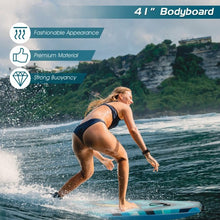 Load image into Gallery viewer, 37&quot; Lightweight Bodyboard with Wrist Leash for Kids and Adults-M
