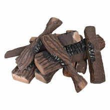 Load image into Gallery viewer, 10 pcs Ceramic Propane Fireplace Imitation Wood
