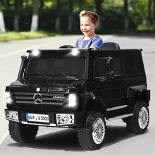 Load image into Gallery viewer, 12V Off Road Mercedes-Benz Unimog Ride On Car-Black
