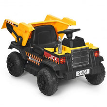 Load image into Gallery viewer, 12V Battery Kids Ride On Dump Truck  with Electric Bucket
