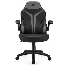 Load image into Gallery viewer, Height Adjustable Swivel High Back Gaming Chair Computer Office Chair-Gray
