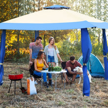 Load image into Gallery viewer, 13&#39;x13&#39; Pop Up Canopy Tent Instant Outdoor Folding Canopy Shelter-Blue
