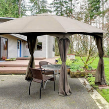 Load image into Gallery viewer, 11.5&#39; x 11.5&#39; Fully Enclosed Outdoor Gazebo with Removable 4 Walls
