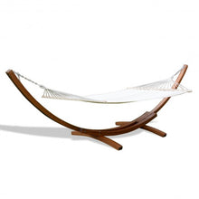 Load image into Gallery viewer, 161&quot; Outdoor Swing Wooden Curved Arc Hammock
