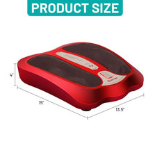 Load image into Gallery viewer, Shiatsu Heated Electric Kneading Foot and Back Massager-Red
