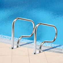 Load image into Gallery viewer, Stainless Steel Swimming Pool Hand Rail with Base Plate
