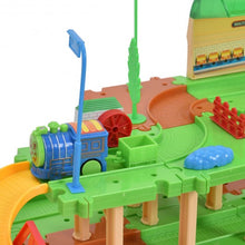 Load image into Gallery viewer, 71 pcs Railway Train Building Blocks Brick Toy
