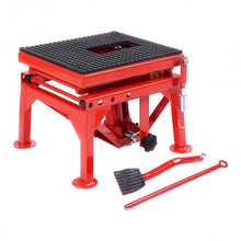 Load image into Gallery viewer, 300 lb Motorcycle Hydraulic Scissor Floor Jack Lift
