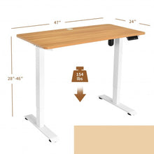 Load image into Gallery viewer, Electric Height Adjustable Standing Desk with Memory Controller-Coffee
