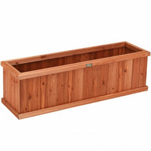 Load image into Gallery viewer, 3&#39; x 3&quot; Wooden Decorative Planter Box for Garden Yard and Window
