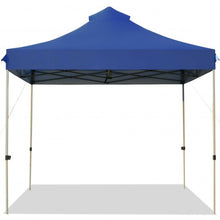 Load image into Gallery viewer, 10&#39; x 10&#39; Portable Pop Up Canopy Event Party Tent Adjustable w/Roller Bag-Blue
