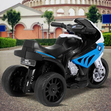 Load image into Gallery viewer, 6V Kids 3 Wheels Riding BMW Licensed Electric Motorcycle-Blue
