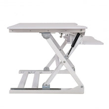 Load image into Gallery viewer, Height Adjustable Computer Desk Sit/Stand Desktop-White
