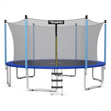 Load image into Gallery viewer, 15 FT Trampoline Combo Bounce Jump Safety Enclosure Net
