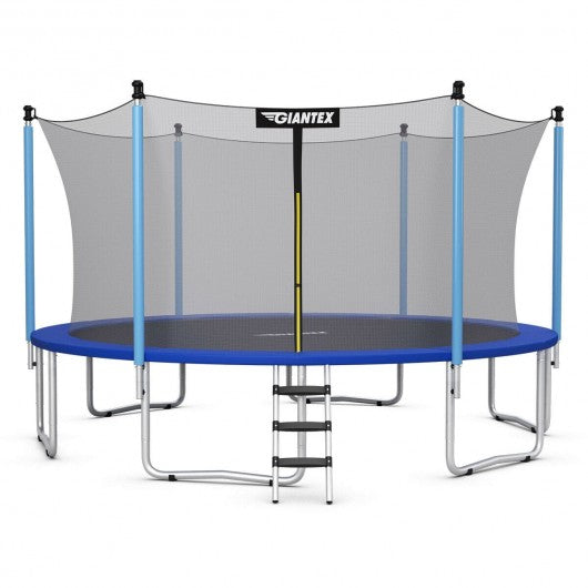 15 FT Trampoline Combo Bounce Jump Safety Enclosure Net