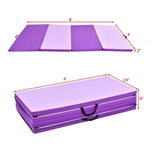 Load image into Gallery viewer, 4&#39; x 8&#39; x 2&quot; Gymnastics Mat Folding Anti-Tear Gymnastics Panel Mats
