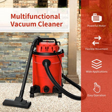 Load image into Gallery viewer, 3 in 1 6.6 Gallon 4.8 Peak HP Wet Dry Vacuum Cleaner with Blower-Red
